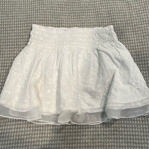 White loveshackfancy skirt!